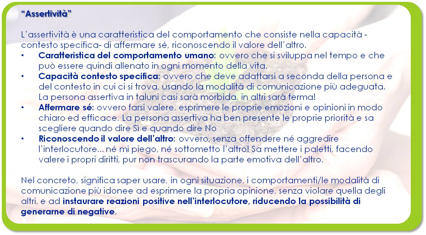 Assertività - ABC 5.0 - ASAP Italia